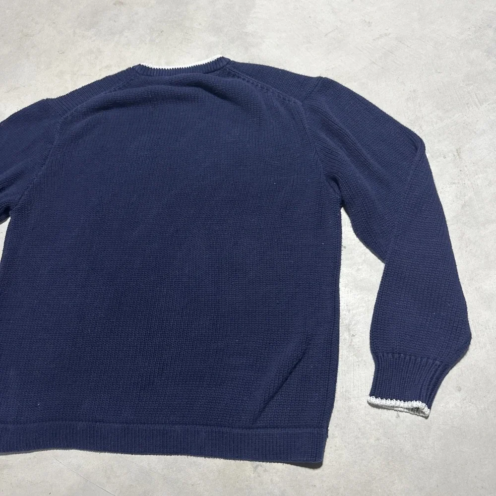 Ralph Lauren Polo Jeans Company Men's Knitted Sweater Blue XL Flag Classic Top